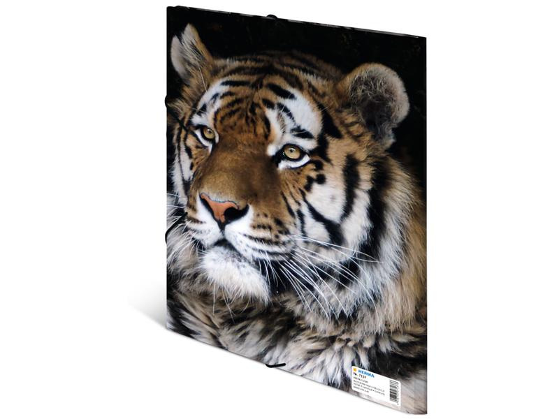 HERMA Gummibandmappe A4 Leopard, Polypropylen, mit Innendruck