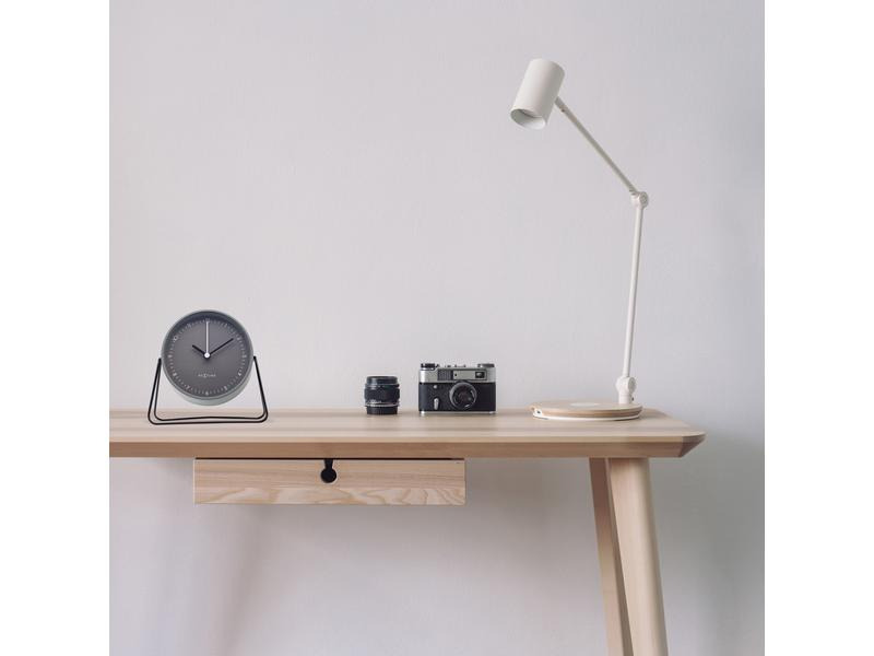 NeXtime Klassischer Wecker Berlin Grau