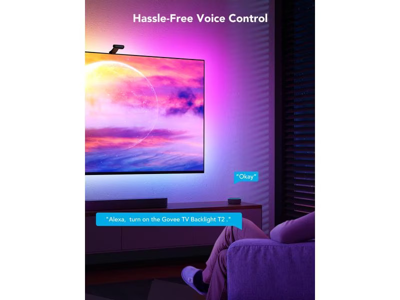 Govee Envisual TV Backlight T2, RGBIC, WiFi, BT