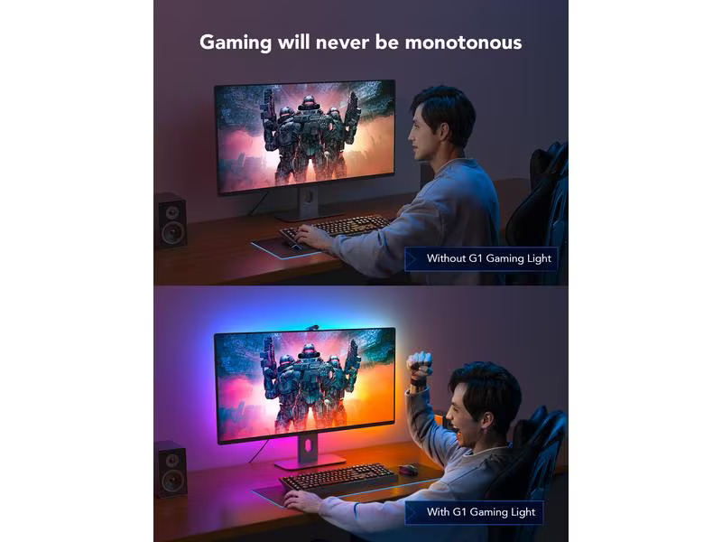 Govee Pro Gaming-Licht DreamView G1, RGBIC, WiFi