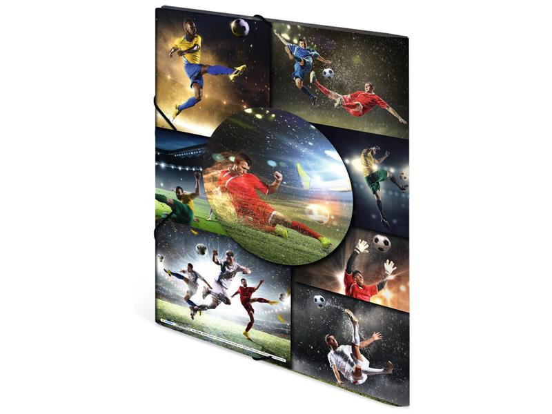 HERMA Gummibandmappe A3 Football, Polypropylen, mit Innendruck