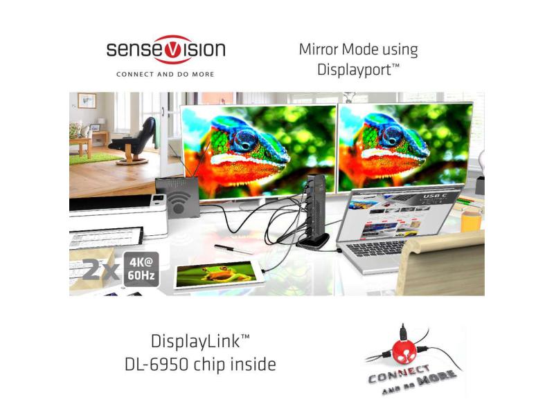 Club 3D Dockingstation CSV-1460 USB 3.0 Dual Display 4K60Hz