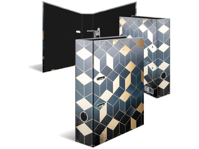 HERMA Ordner Cubes A4 7 cm, Gold