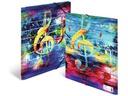 HERMA Gummibandmappe A4 Music, Polypropylen, mit Innendruck