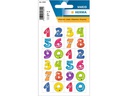 Herma Stickers Mini-Etiketten Lustige Zahlen 0 - 9, 20 x 50 mm, 2 Blatt