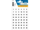 Herma Stickers Nummer-Etiketten Zahlenserien 1-240, 8 x 12 mm, 5 Blatt