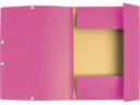 Exacompta Gummibandmappe Aquarel 3-er Set Mauve/Rosa/Violett