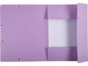 Exacompta Gummibandmappe Aquarel 3-er Set Mauve/Rosa/Violett