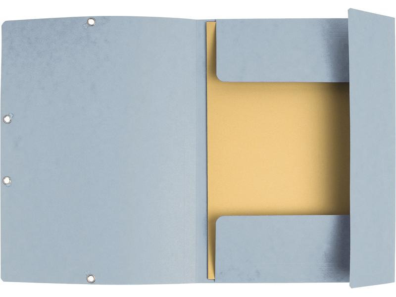 Exacompta Gummibandmappe Aquarel 3-er Set Grau/Hellgrau/Schwarz