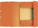 Exacompta Gummibandmappe Aquarel 3-er Set Gelb/Rot/Orange