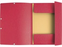 Exacompta Gummibandmappe Aquarel 3-er Set Gelb/Rot/Orange