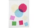 Creativ Company Bastelpapier Cellophan A4, 100 Stück, Mehrfarbig
