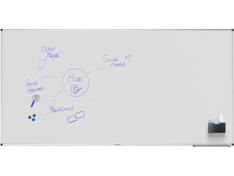 Legamaster Magnethaftendes Whiteboard Unite Plus 90 cm x 180 cm, Weiss
