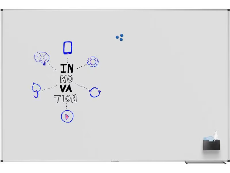Legamaster Magnethaftendes Whiteboard Unite 120 cm x 180 cm, Weiss