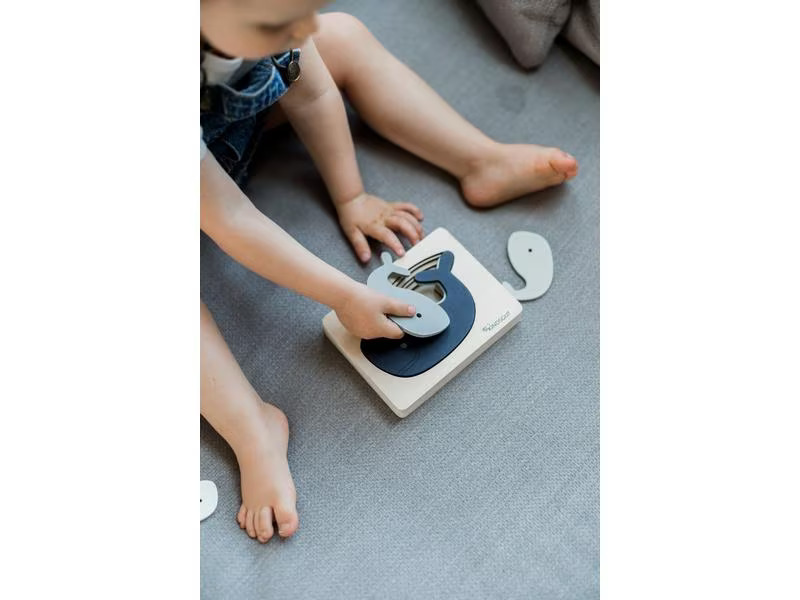 Kindsgut Holzpuzzle Wal