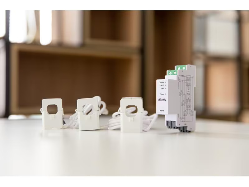 Shelly Shelly Pro 3EM Dreiphasen-Energiezähler