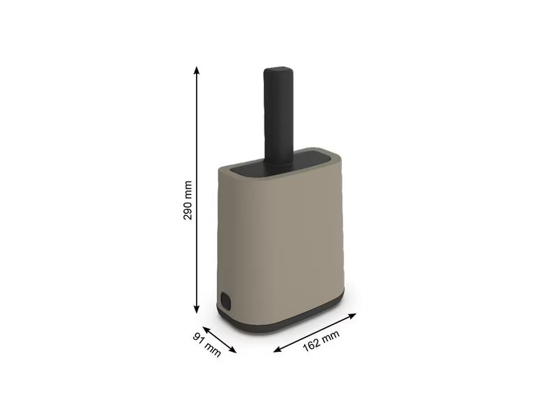 Rotho Biala Schaufel mit Halter, Cappuccino