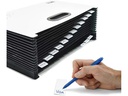 Rapesco Dokumentenmappe Supafile A4, Schwarz/Weiss