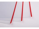ProOffice Zeigetasche A4, Rot/Transparent, 10 Stück