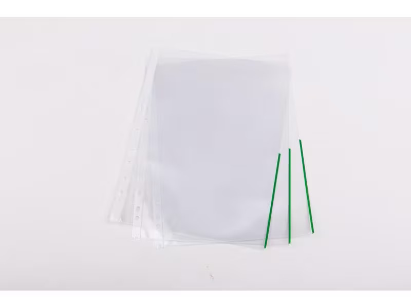ProOffice Zeigetasche A4, Grün/Transparent, 10 Stück