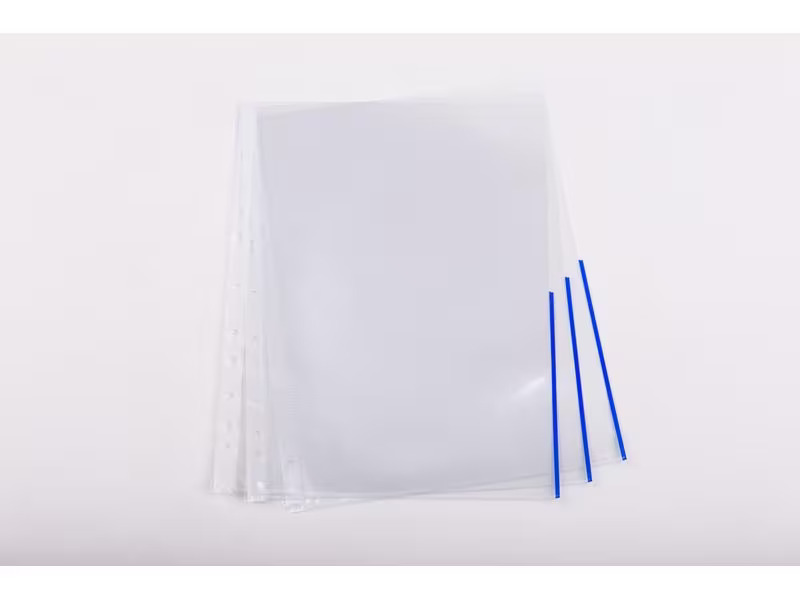 ProOffice Zeigetasche A4, Blau/Transparent, 10 Stück