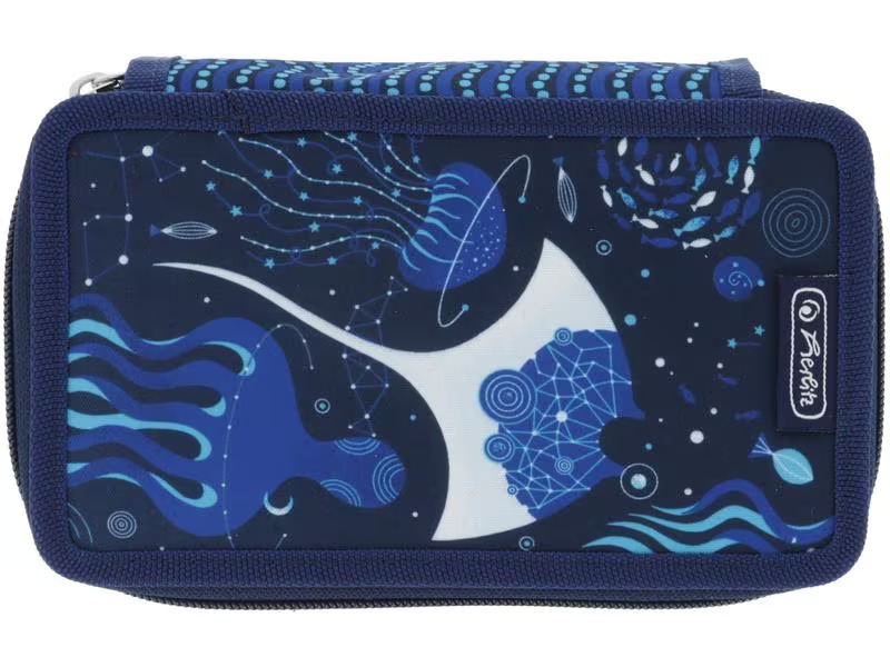 Herlitz Etui Triple 31-teilig, Deep Ocean