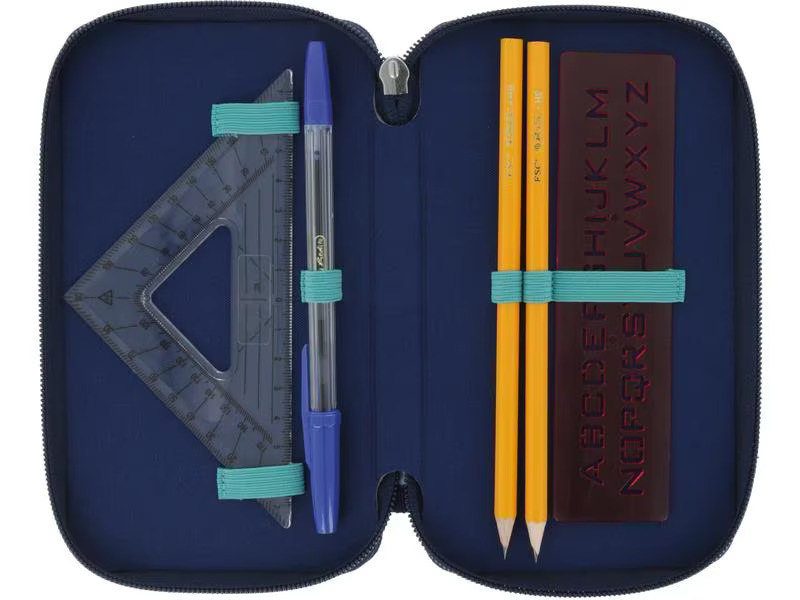 Herlitz Etui Triple 31-teilig, Deep Ocean