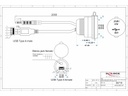 Delock USB 2.0-Einbaukabel USB2.0 &amp; 3.5mm Klinike 2m, mit Deckel