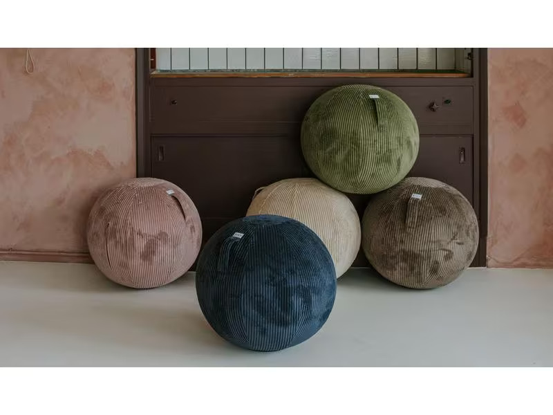 VLUV Sitzball Vlip Ø 60-65 cm, Rosewood