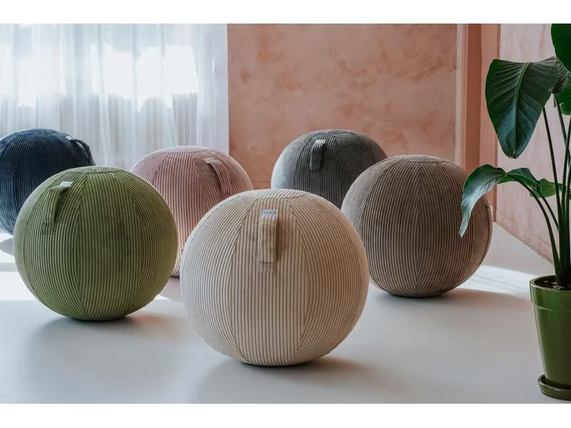 VLUV Sitzball Vlip Ø 60-65 cm, Rosewood