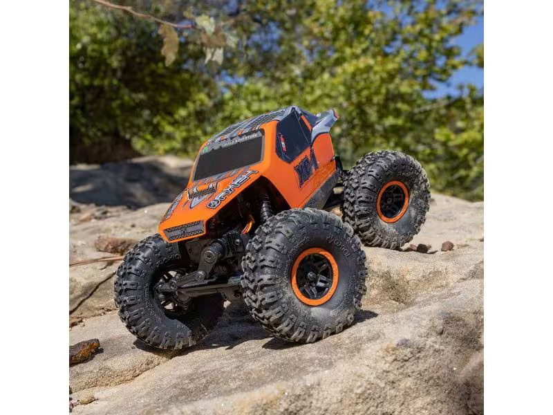 Axial Rock Crawler AX24 XC-1 4WS, Orange, RTR, 1:24