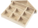 Creativ Company Holzartikel Setzkasten Hausform