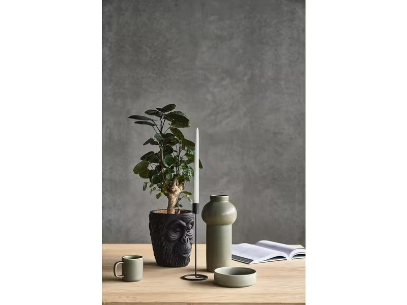 Villa Collection Kerzenständer Amat 28.5 cm, Schwarz