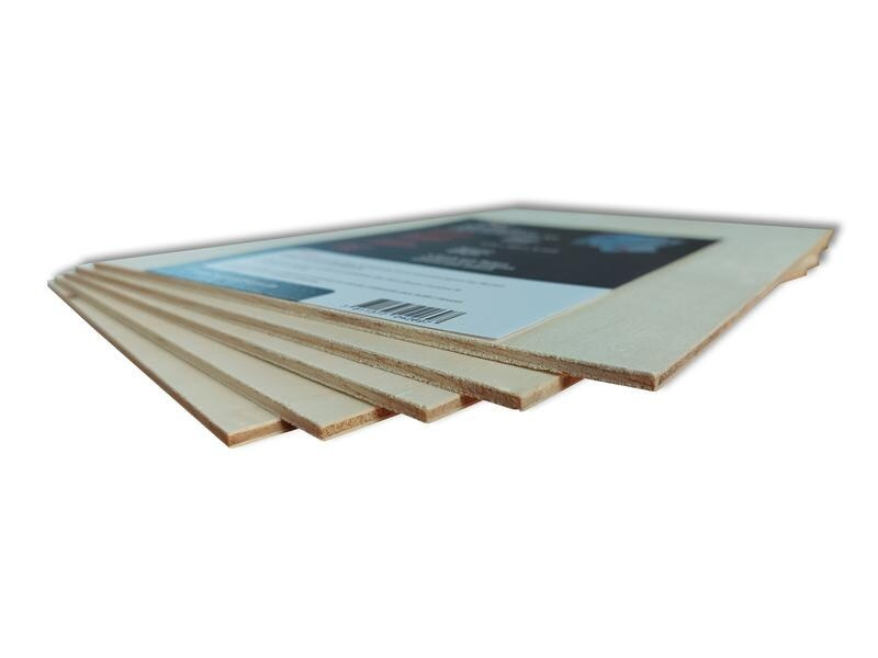 Holz Zollhaus Sperrholzplatten zum Basteln 5 Stück, A4