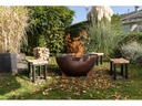 FEU DU JARDIN Feuerstelle Tria, Ø 98 cm, Rost