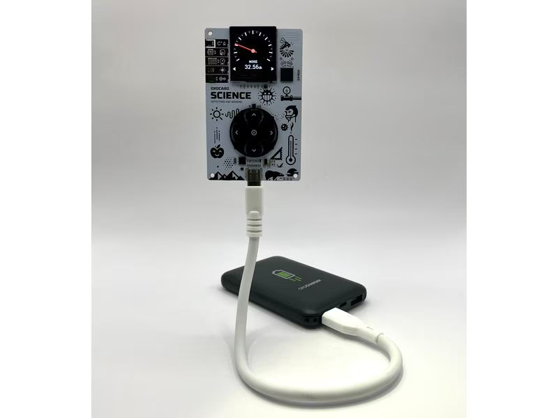 OXON USB 2.0-Kabel Gooseneck USB A - USB C 0.3 m