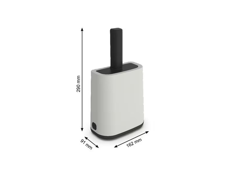 Rotho Biala Schaufel mit Halter, Weiss