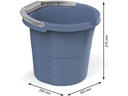 Rotho Putzeimer Daily 10 l, Blau