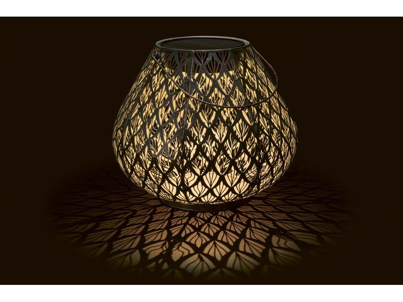 STT Laterne Solar Antic Emilia, Ø 29 cm, Marineblau