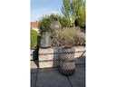 STT Laterne Solar Antic Emilia, Ø 29 cm, Marineblau