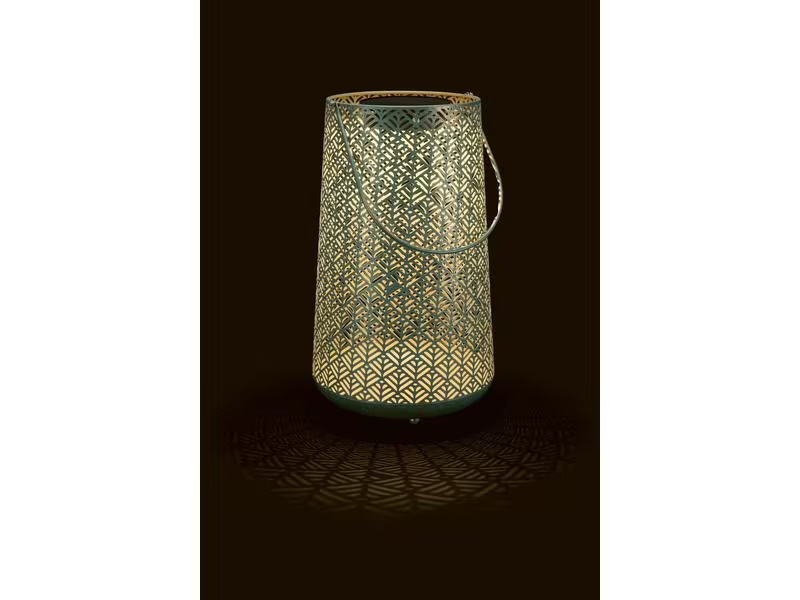 STT Laterne Solar Antic Sofia, 46 cm, Aqua