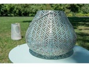 STT Laterne Solar Antic Sofia, Ø 29 cm, Aqua