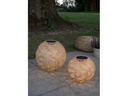 STT Windlicht Solar Antic Ball Feather, Ø 40 cm, Sand