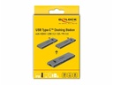 Delock Dockingstation 87752 Dual USB-C – HDMI/USB-C/USB-A/SD/PD 3.0