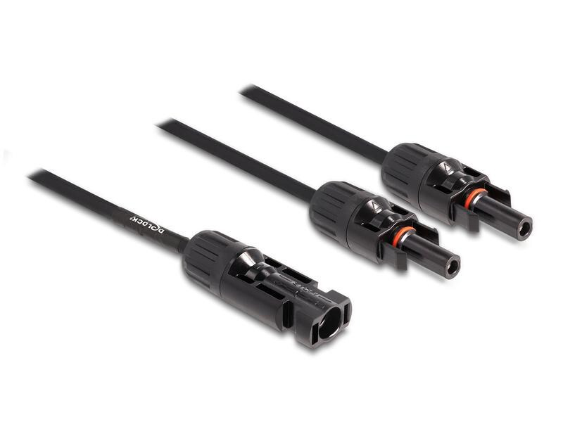 Delock Splitter Kabel DL4 1x Stecker zu 2x Buchse 4 mm², 30 cm