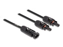 Delock Splitter Kabel DL4 1x Stecker zu 2x Buchse 4 mm², 30 cm