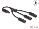 Delock Splitter Kabel DL4 1x Buchse zu 3x Stecker 4 mm², 35 cm