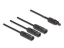 Delock Splitter Kabel DL4 1x Buchse zu 3x Stecker 4 mm², 35 cm