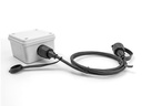Delock Patchkabel mit Verschlusskappe Cat 6, STP, 1 m, Schwarz
