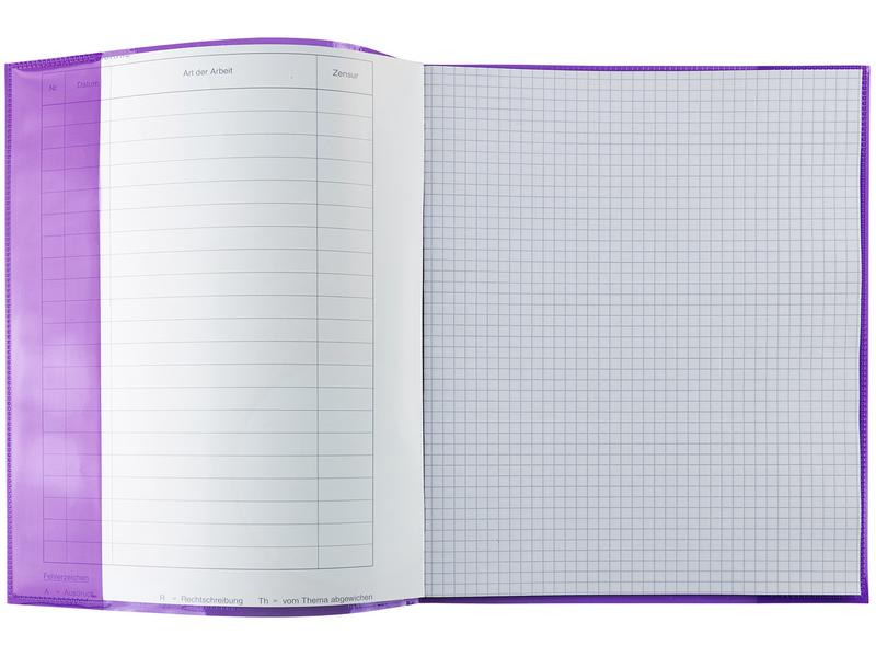 HERMA Einbandfolie Plus quart hoch Violett
